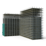  3d Darstellung Hochhaus