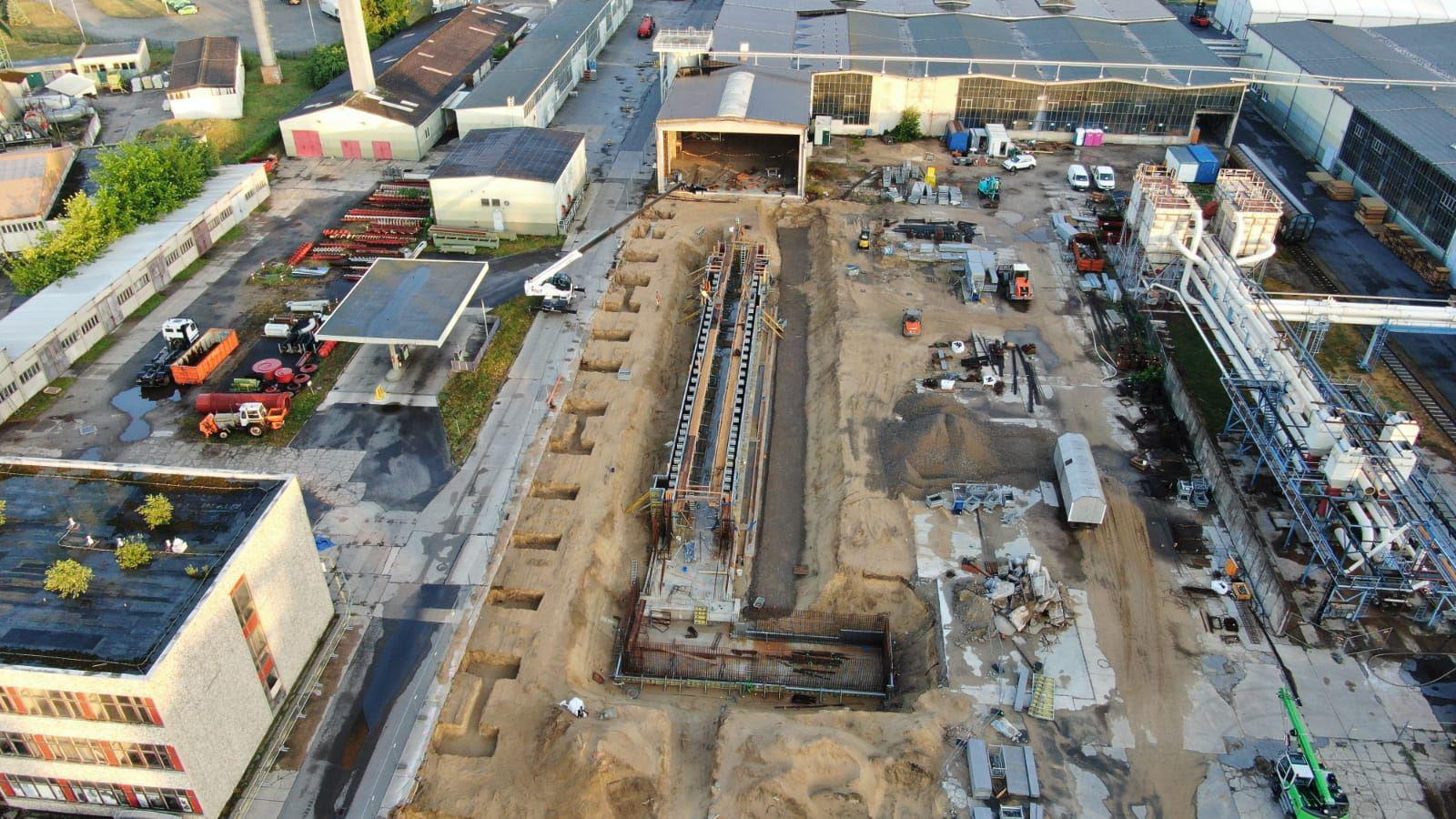 Fundament gießen
