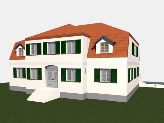 Kurylyszyn Hochbau - 3D Darstellung Villa